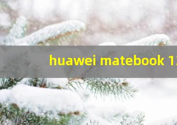 huawei matebook 13